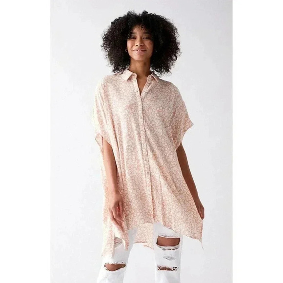 Lost + Wander Size M Floral Pick Me In The Desert Tunic Shirt NEW! - Picture 1 of 10